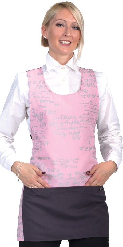 Paragrembo Irma Script Donna Grembiule Irma Scrypt per ristoranti, gelaterie
