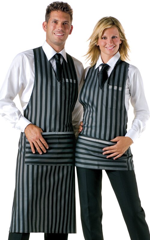 Grembiule unisex rigato