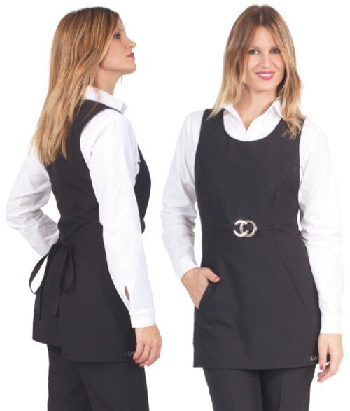 Paragrembo Fifty Donna Grembiule Fifty per estetiste e parrucchiere